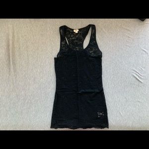 Aritzia Wilfred lace layering tank top | Black | XS